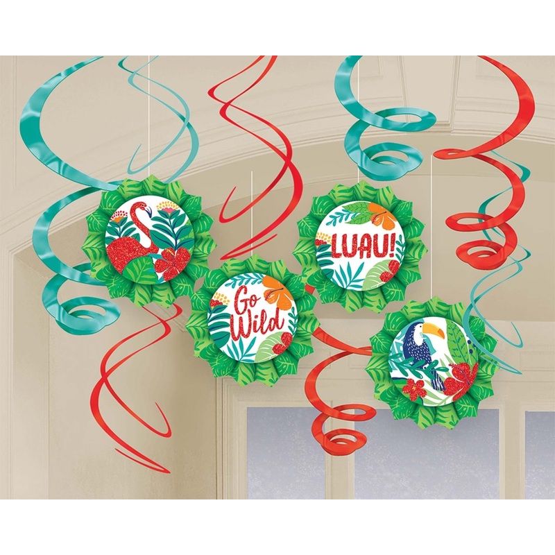 Tropical Jungle Fan and Swirl Decoo Kit