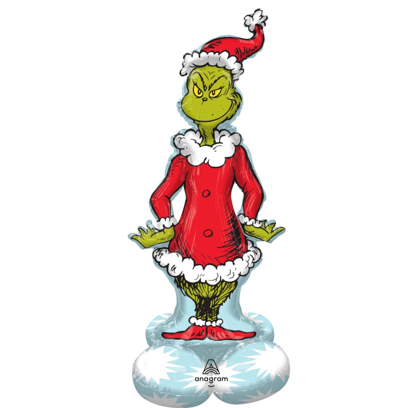 Anagram Airloonz Grinch 58 inch Foil Balloon 1ct