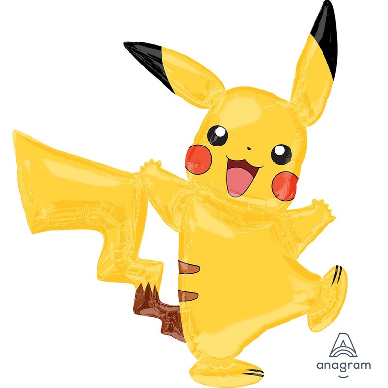 Anagram Pikachu Air Walker 57 inch Foil Balloon 1ct