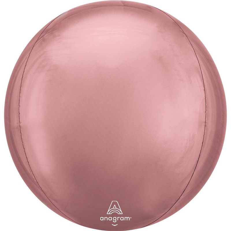 Anagram Rose Gold Orbz 21 inch Foil Balloon 1ct