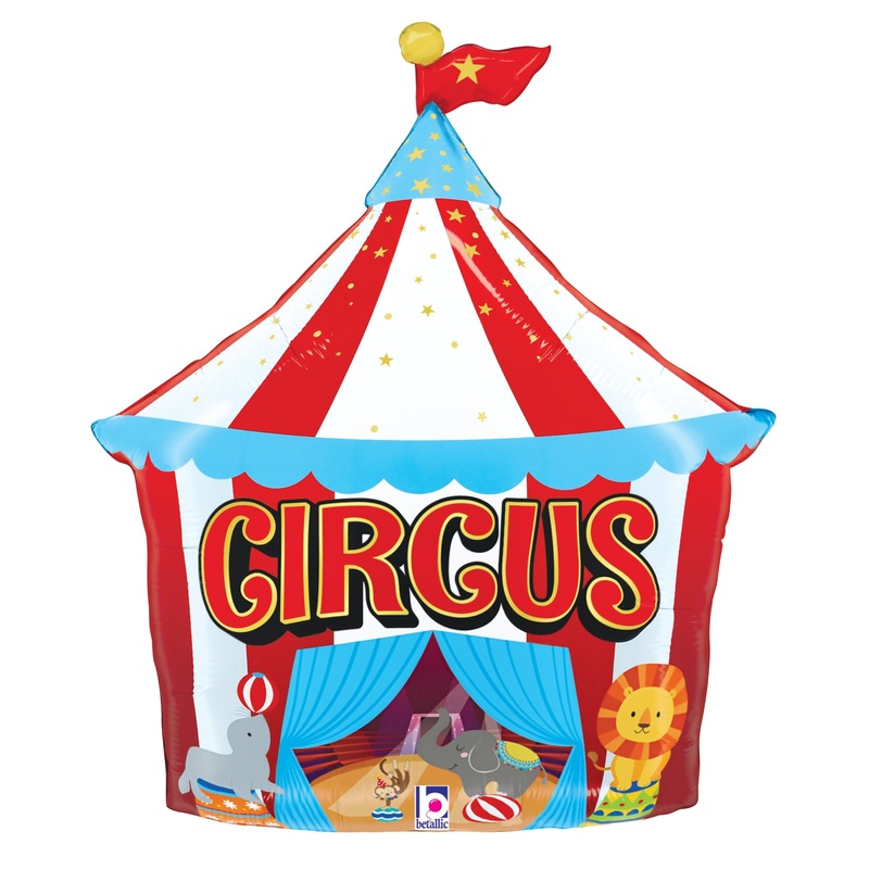 Betallic Circus Tent 31 inch Foil Balloon  1ct