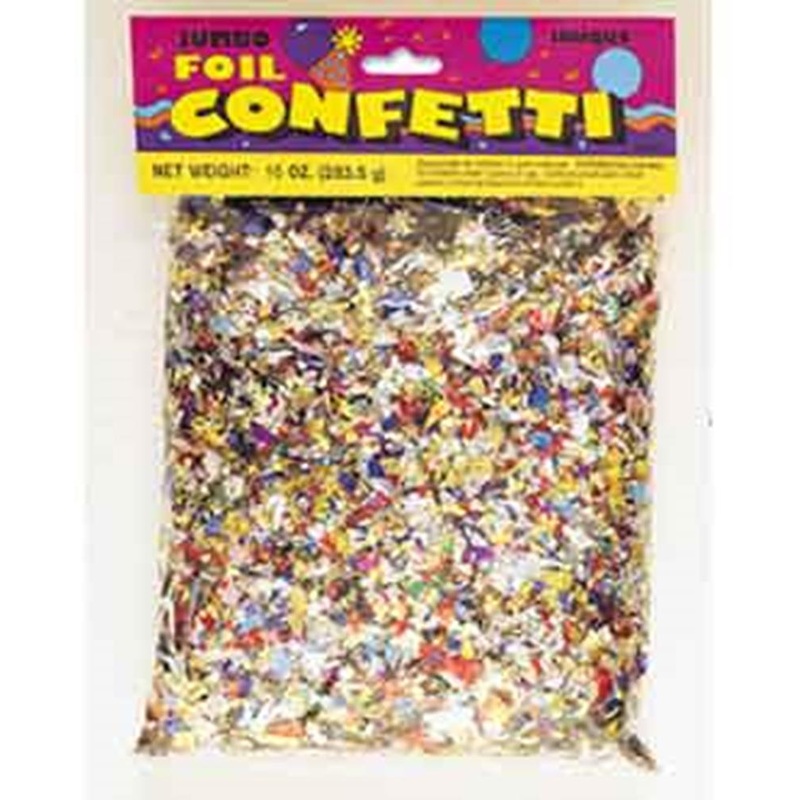 Jumbo Foil Confetti 10 ounce