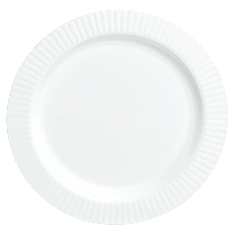 Premium Round Plate White 10.25 inch 16ct