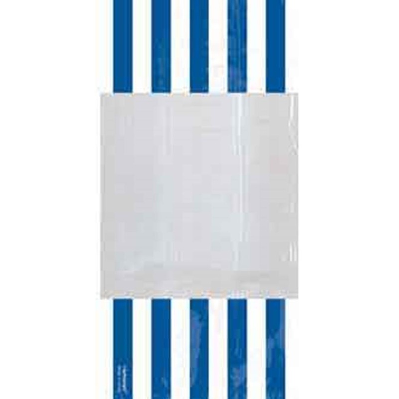 Royal Blue Party Bag (S) Stripe