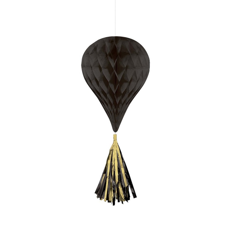 Tissue Tassel Ball (XS) 3ct - Black
