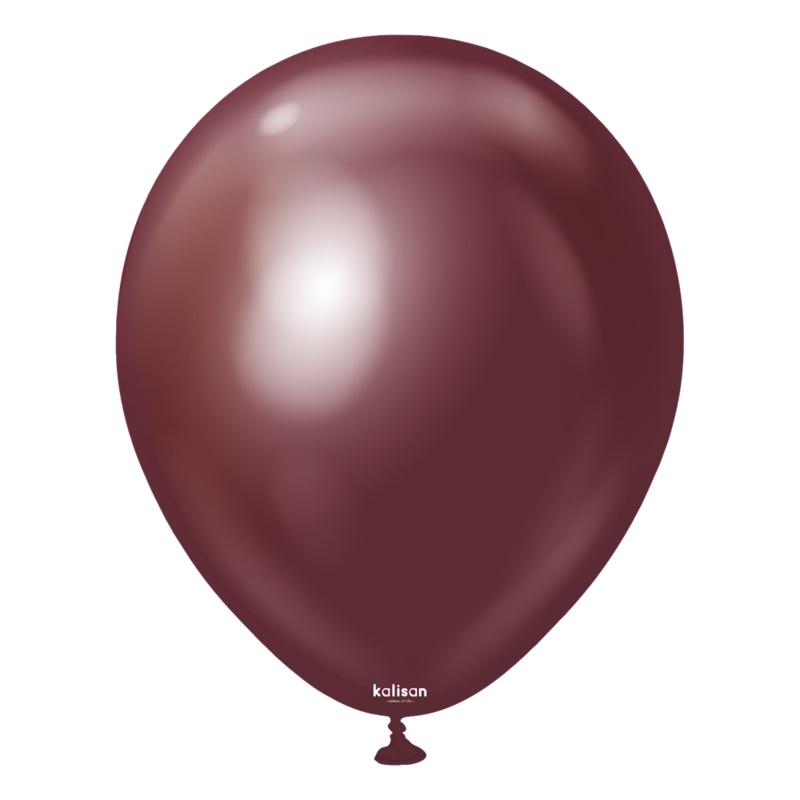 12 inch Kalisan Mirror Burgundy 50ct