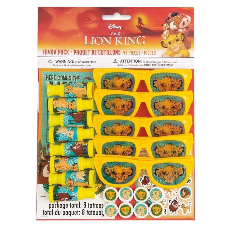48 Lion King Favor Pack