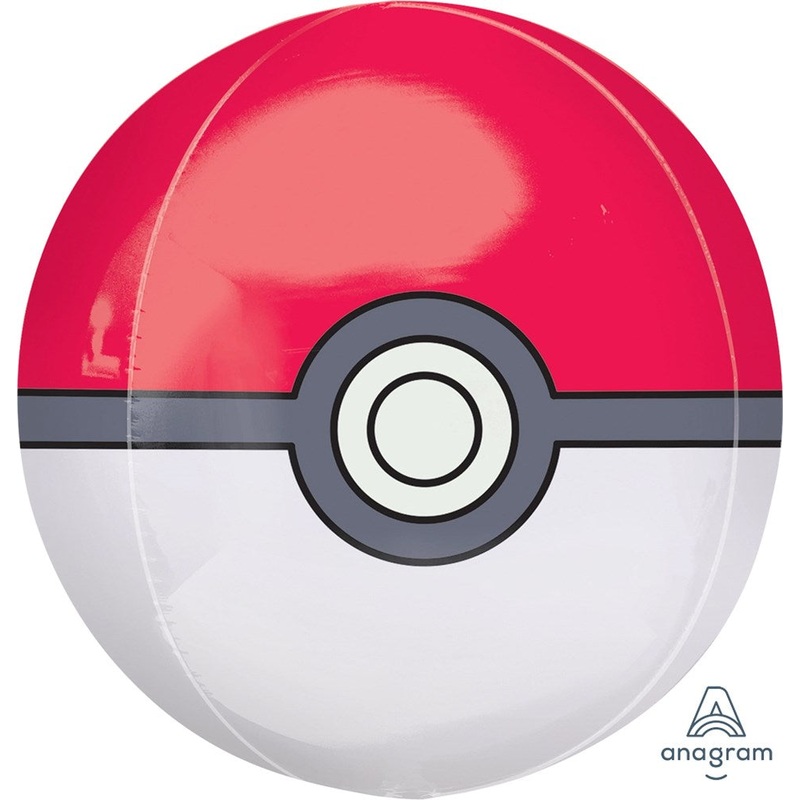 Anagram 16 inch Pokeball Orbz Foil Balloon 1ct