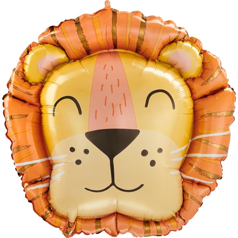 Anagram Get Wild Lion 28 inch Foil Balloon 1ct