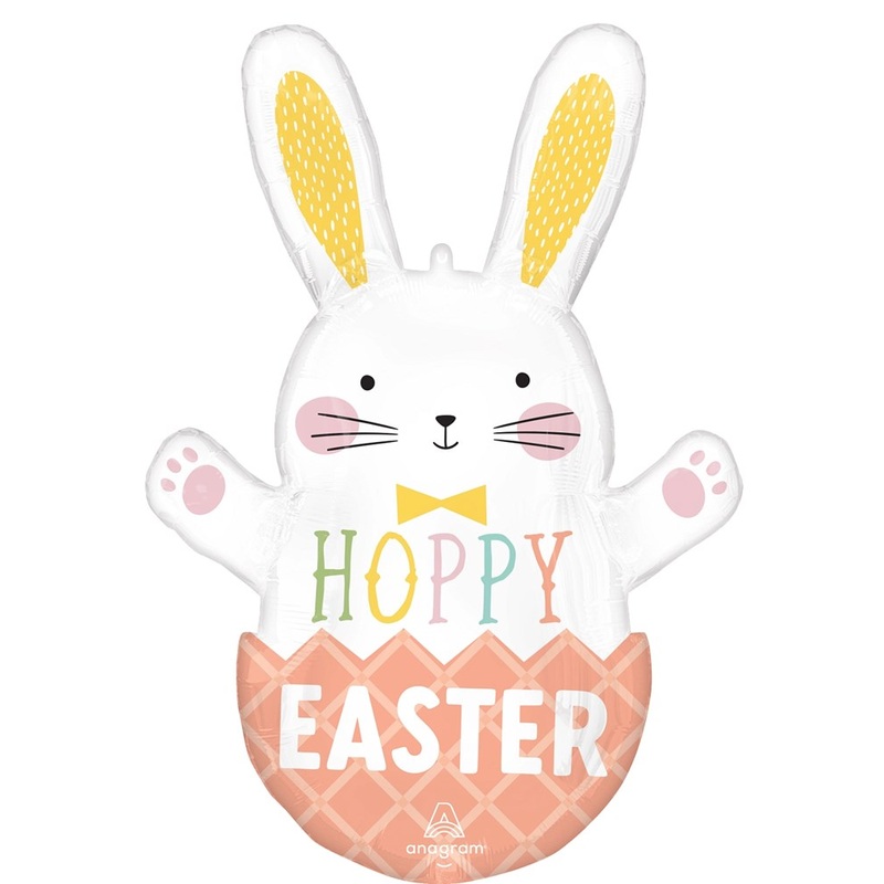 Anagram Hoppy Easter 32 inch Foil Balloon 1ct