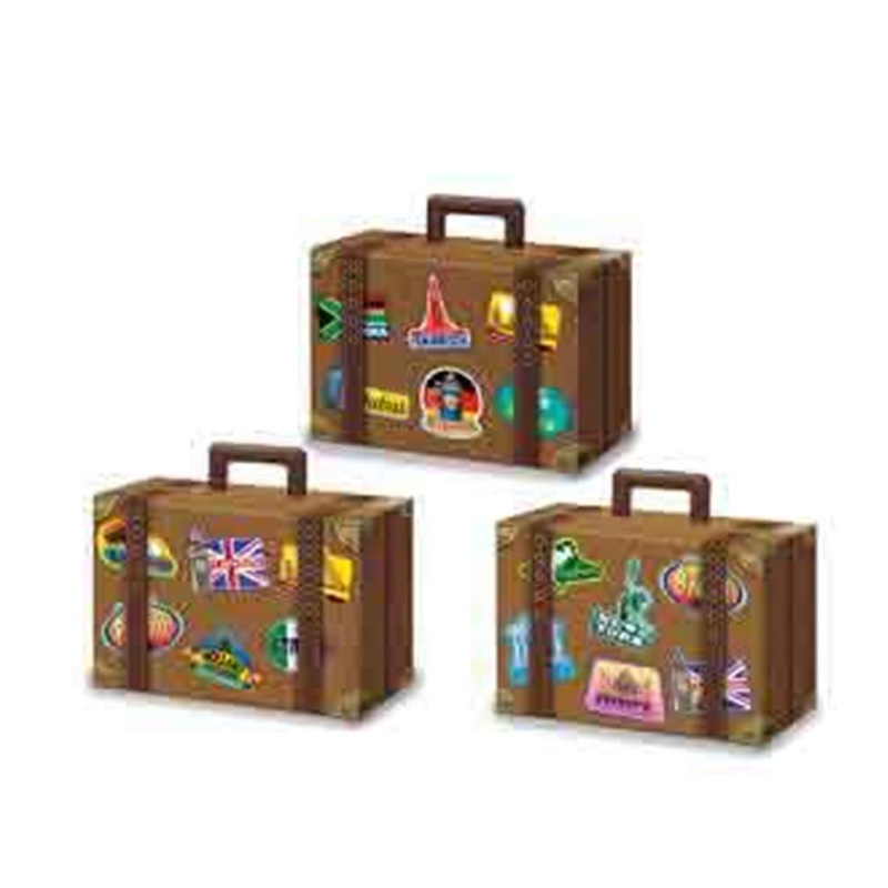 Around The World Luggage Favor Boxe