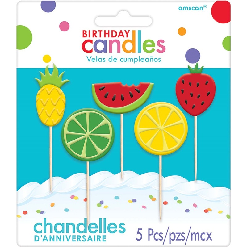 Candle Mold Pick Fruit 5ct