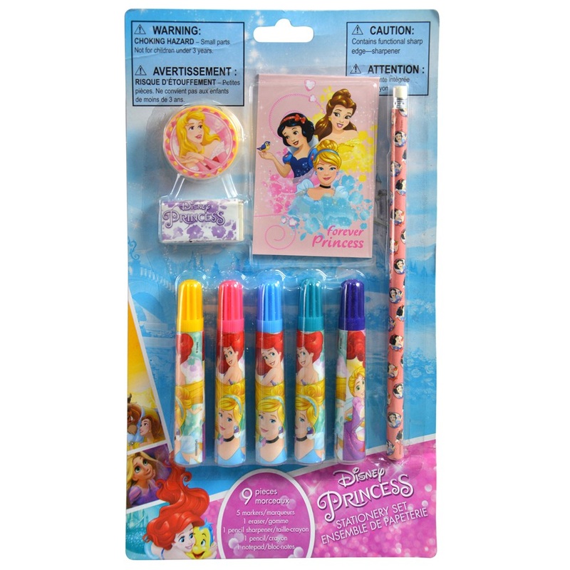 Disney Princess Stationery Set 9pc