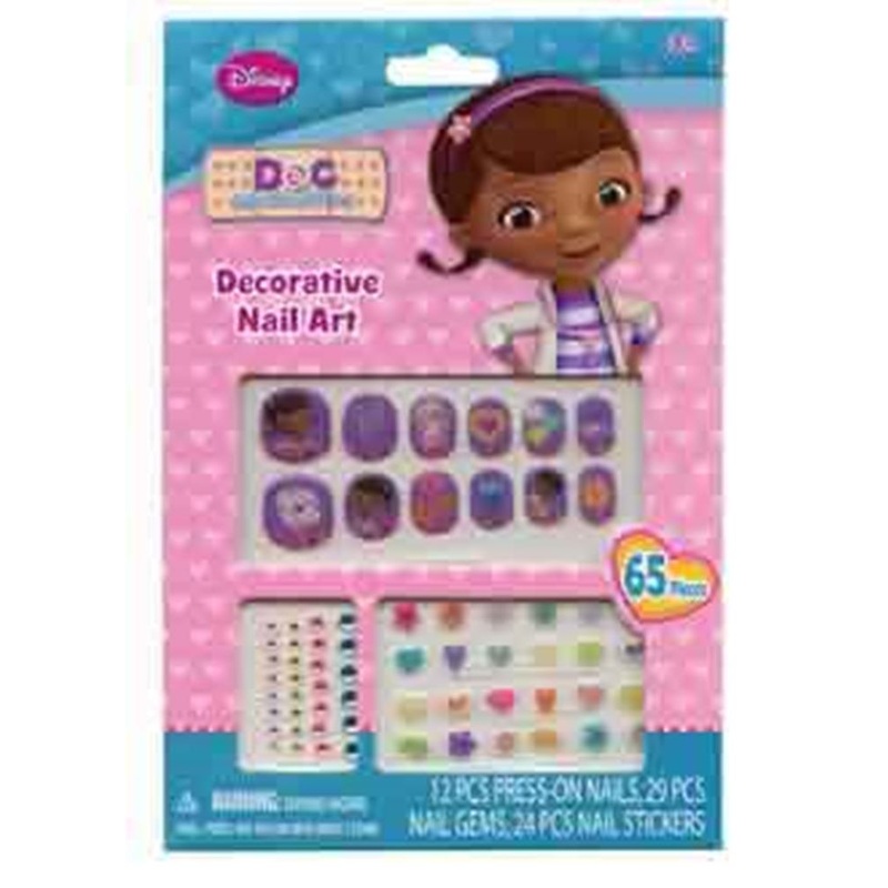 Doc McStuffins Nail Stickers - Gems 12pc