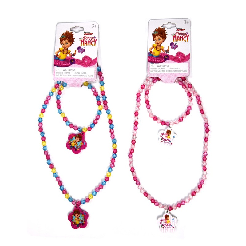 Fancy Nancy Necklace Bracelet Set 2x0.25x11