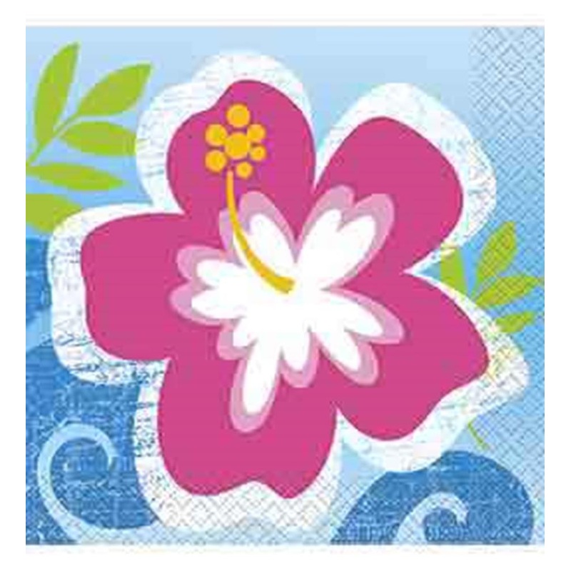 Hula Beach Party Napkin (S) 16ct