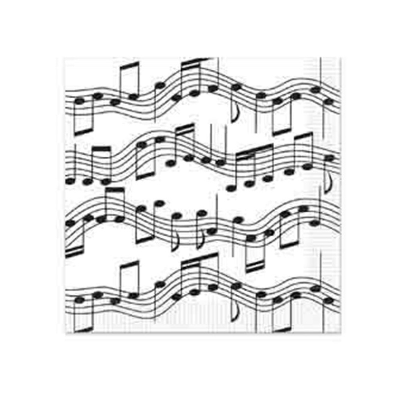 Musical Notes Beverage Napkin