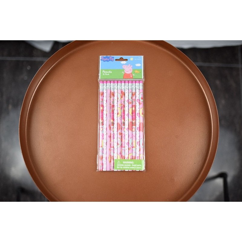Peppa Pig Wood Pencil 12pc 10x3.75x.25