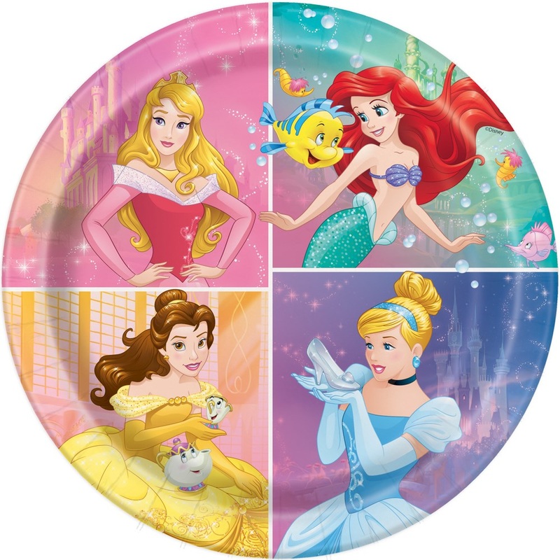 Princess Dream Big 9in Plate 8ct