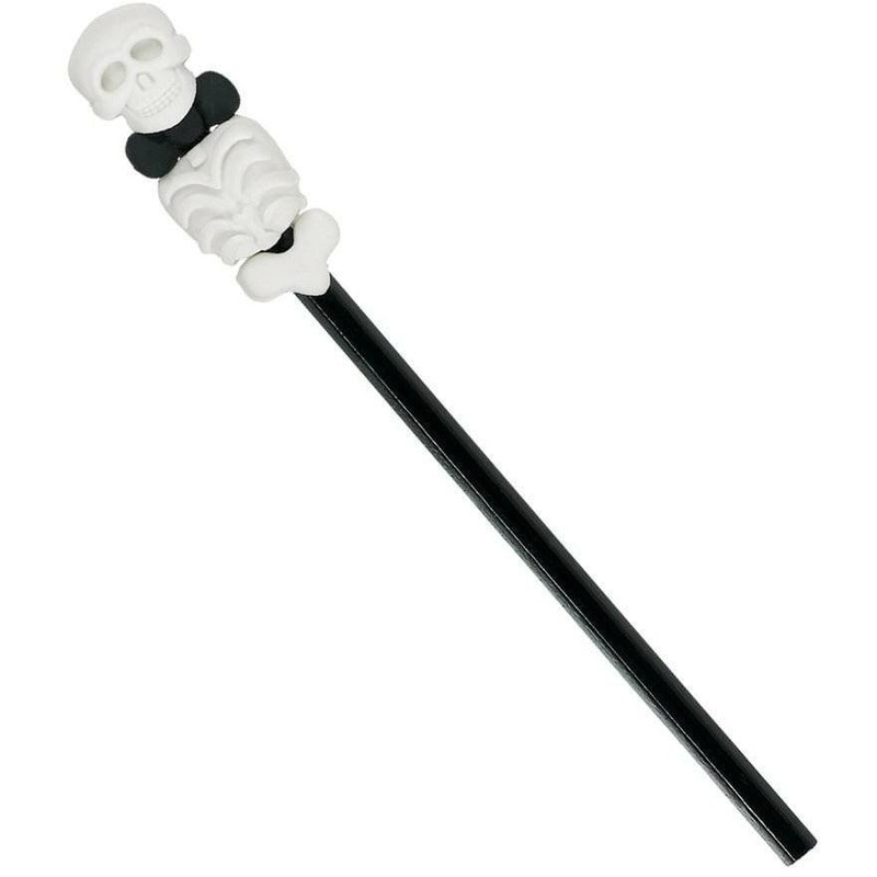 Stackable Skeleton 3-D Eraser with Pencil