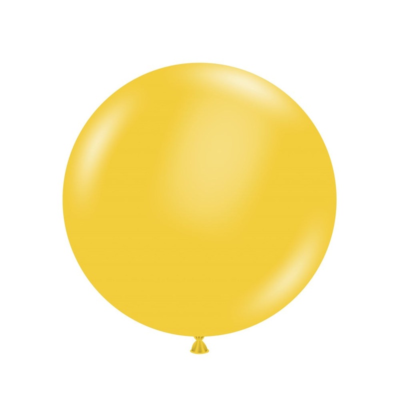 Tuftex Goldenrod 17 inch Latex Balloons 25ct