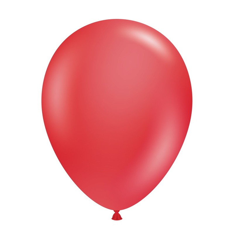 Tuftex Red 11 inch Latex Balloons 100ct