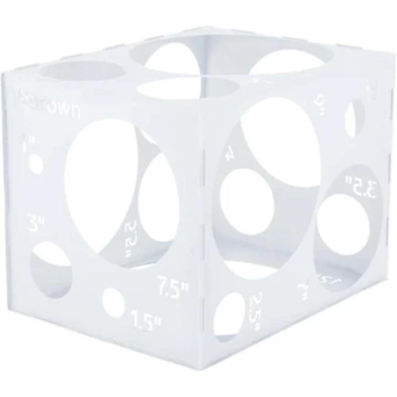 9 Sizes Collapsible Plastic Balloon Sizer