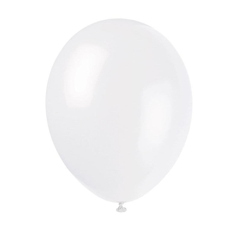 Balloon 12in - White 50ct