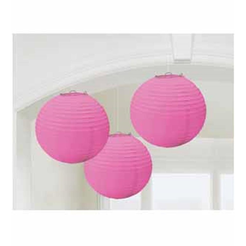 Lantern Rd 9in - Pink 3ct