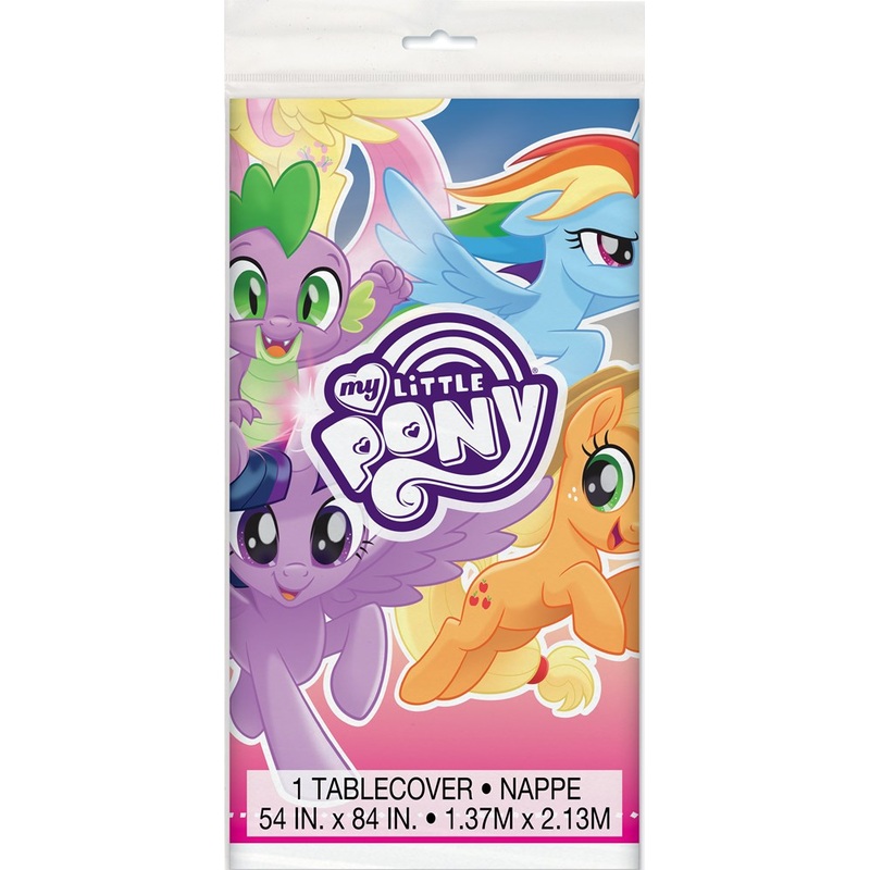 My Little Pony Rectangular Plastic Table Cover, 54" x 84"