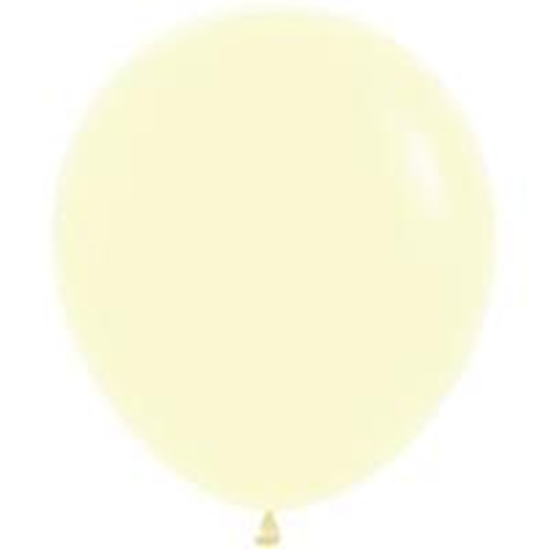Pastel Matte Yellow - 18 inch Single Unpackaged
