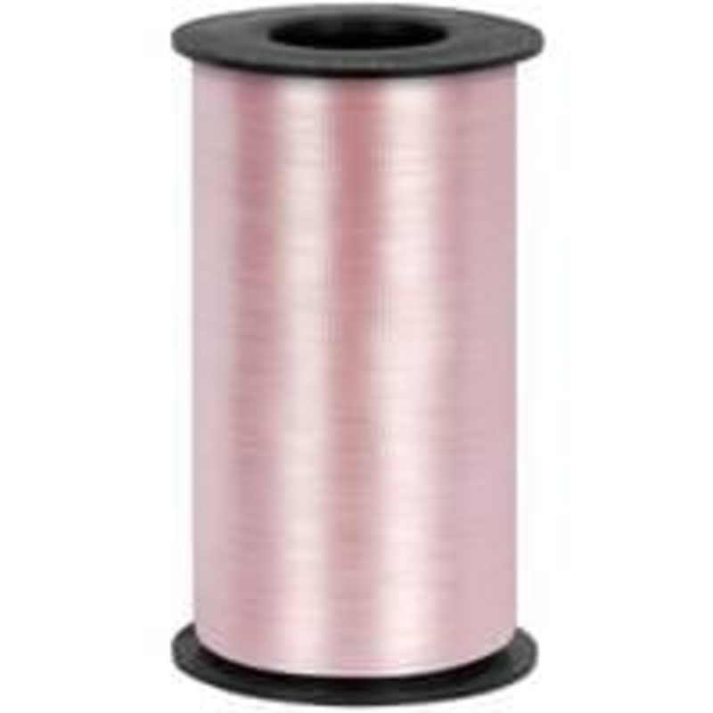 Pastel Pink Curling Ribbon Crimped