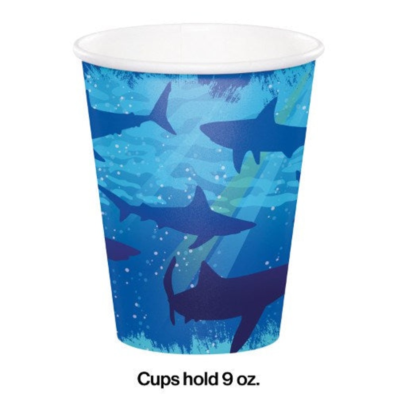 Shark Splash Cup 9oz 8ct