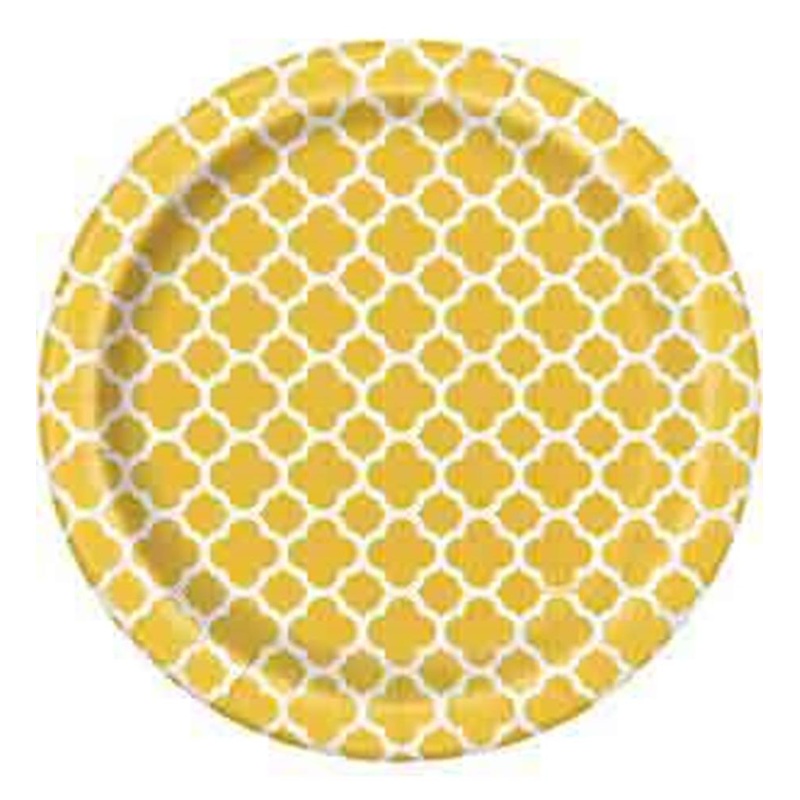 Sunflower Yellow Plate (S) 8ct
