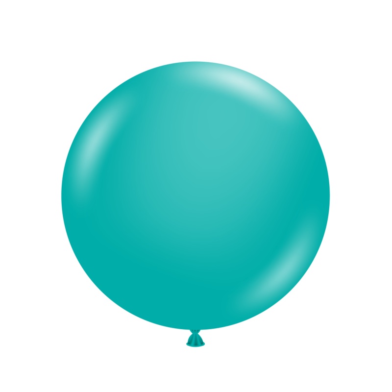 Teal- 11 inch Tuftex 50 ct unpackaged