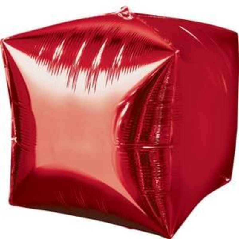 15" Red Cubez - Air Fill
