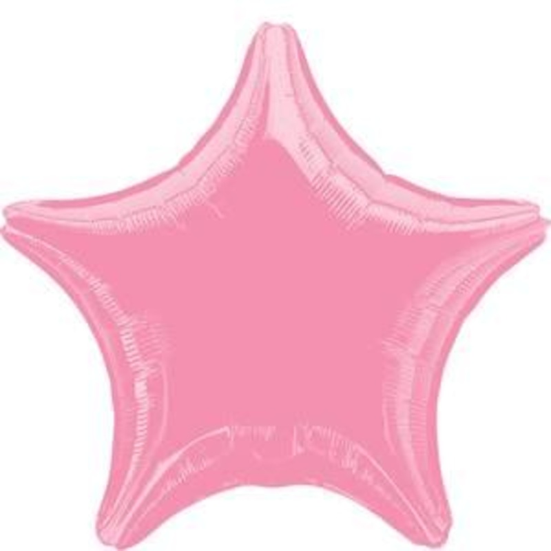 19" Metallic Pink Star Shape