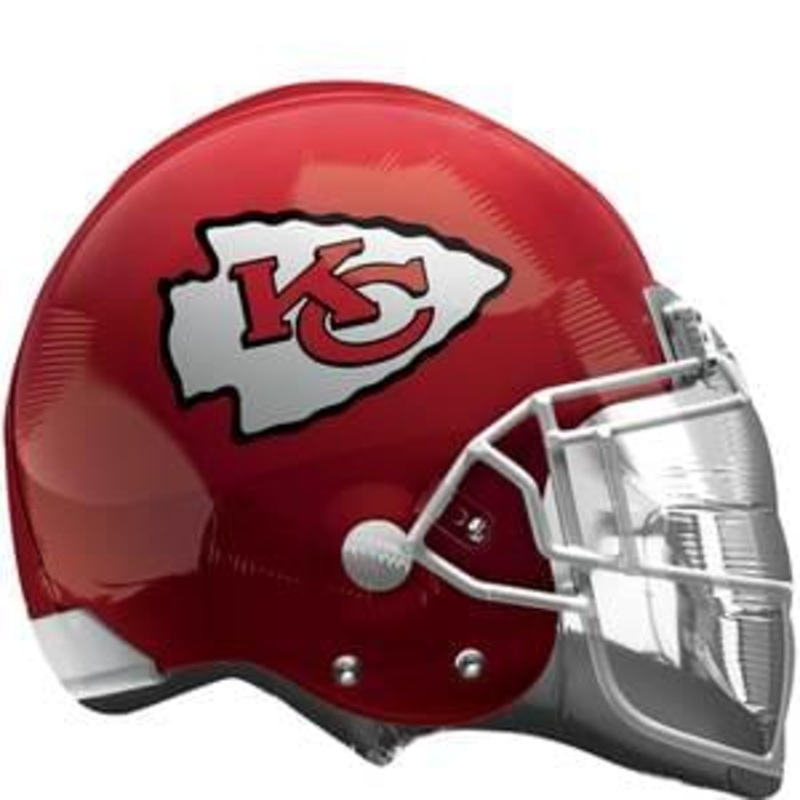 21" Kansas City Chiefs Helmet