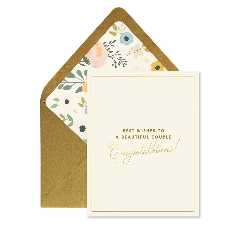 Beautiful Couple Wedding Greeting Card