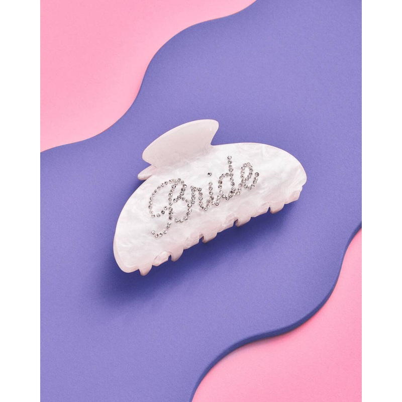 Bride Clip Acrylic Accessory, Bach Party Gift, Bridal Shower
