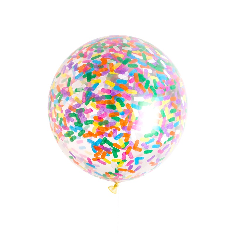 Ice Cream Sprinkles Jumbo Confetti Balloon - 36