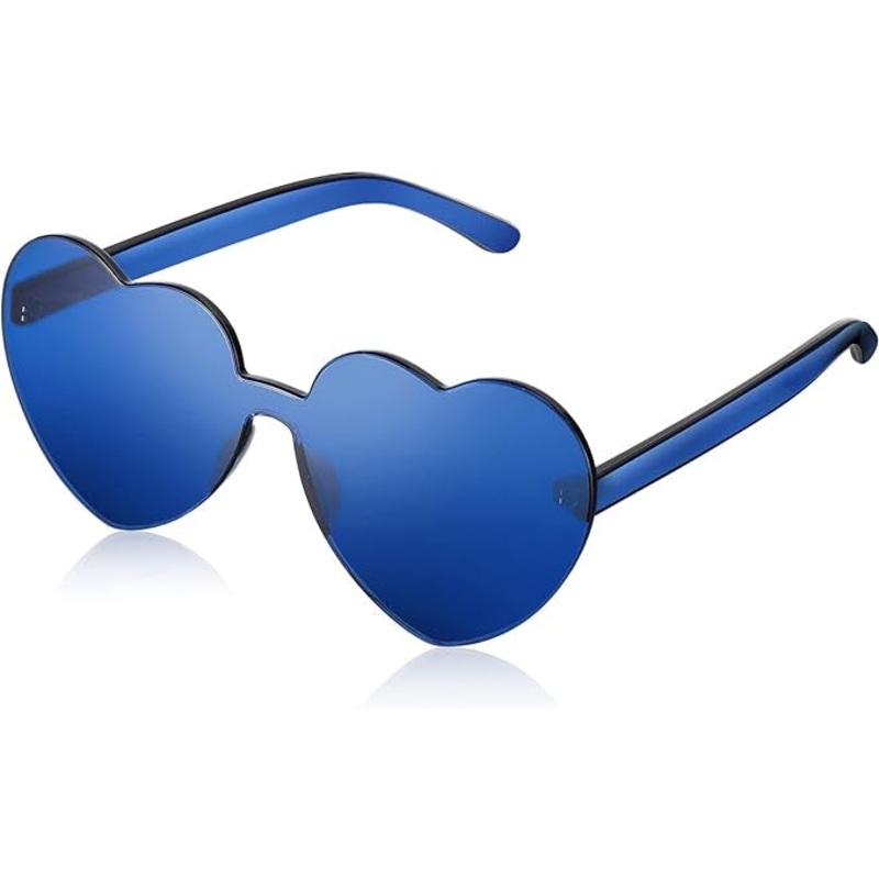 July 4 Fourth of July Sunglasses: Heart Blue