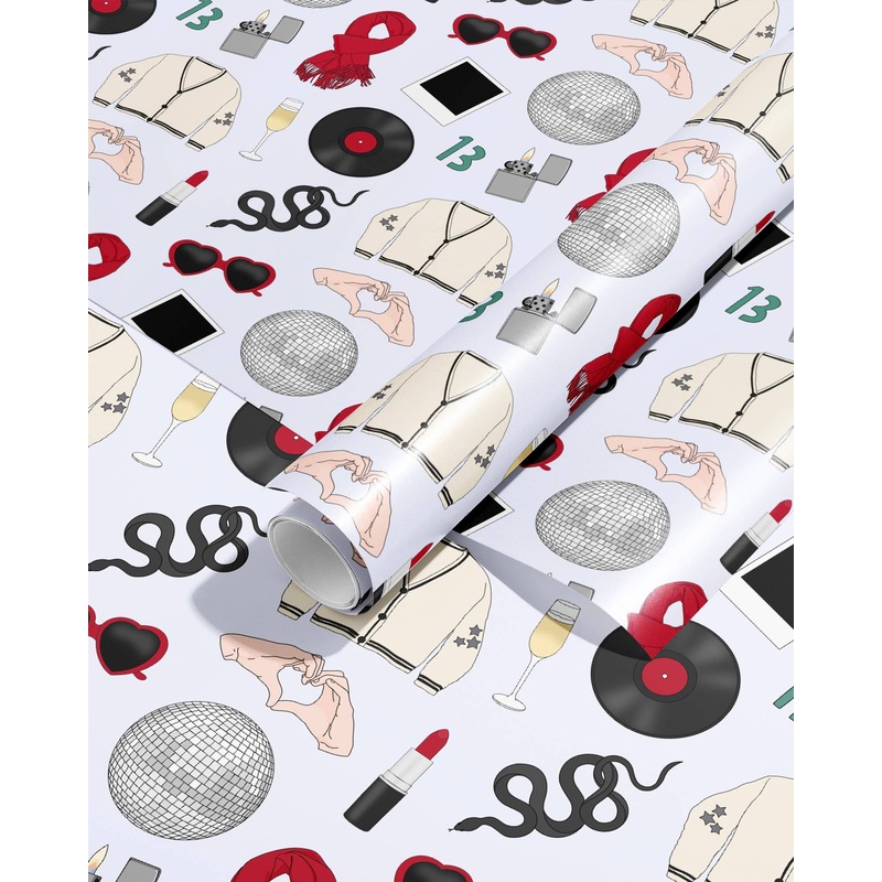 Lavender Taylor Swift Wrapping Paper
