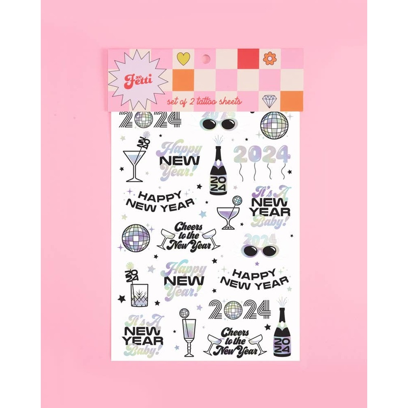 New Years Eve Party Temporary Tattoos, Accessory