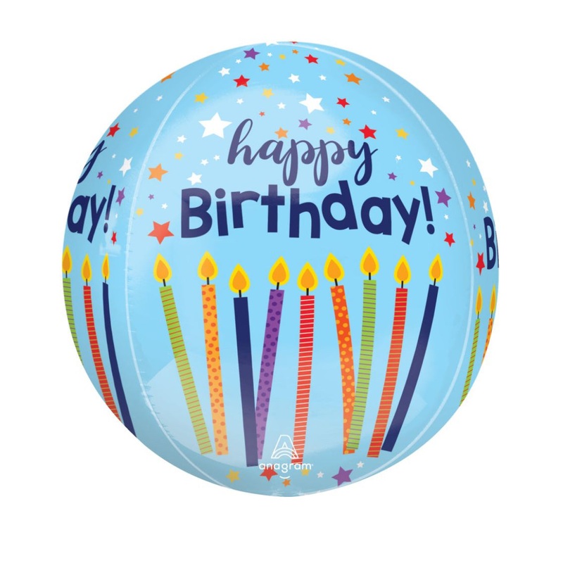 Orbz Happy Birthday Celebrate Balloon