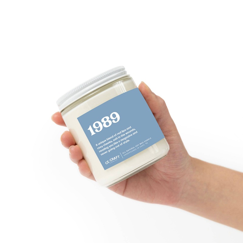 1989 Scented Candle - Swiftie Themed Candle Gift: Standard
