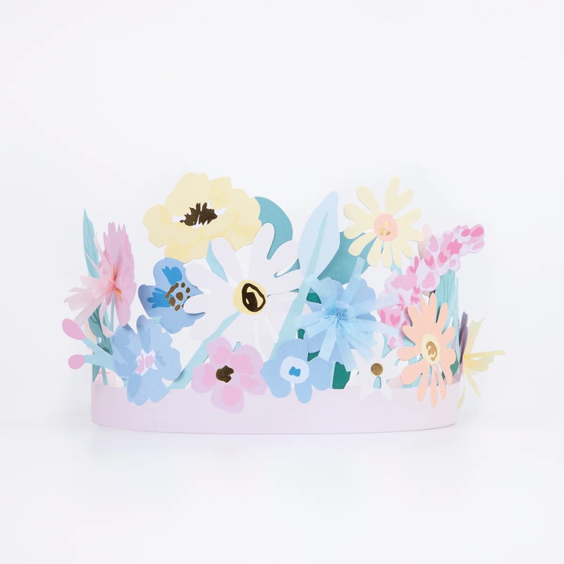 Paper flower headdresses (X8)
