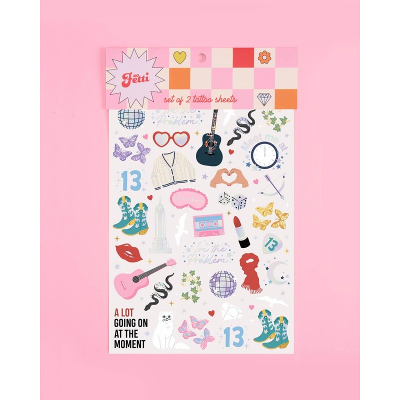 Taylor Swift Eras Tour Temporary Tattoos, Birthday, Bachelor