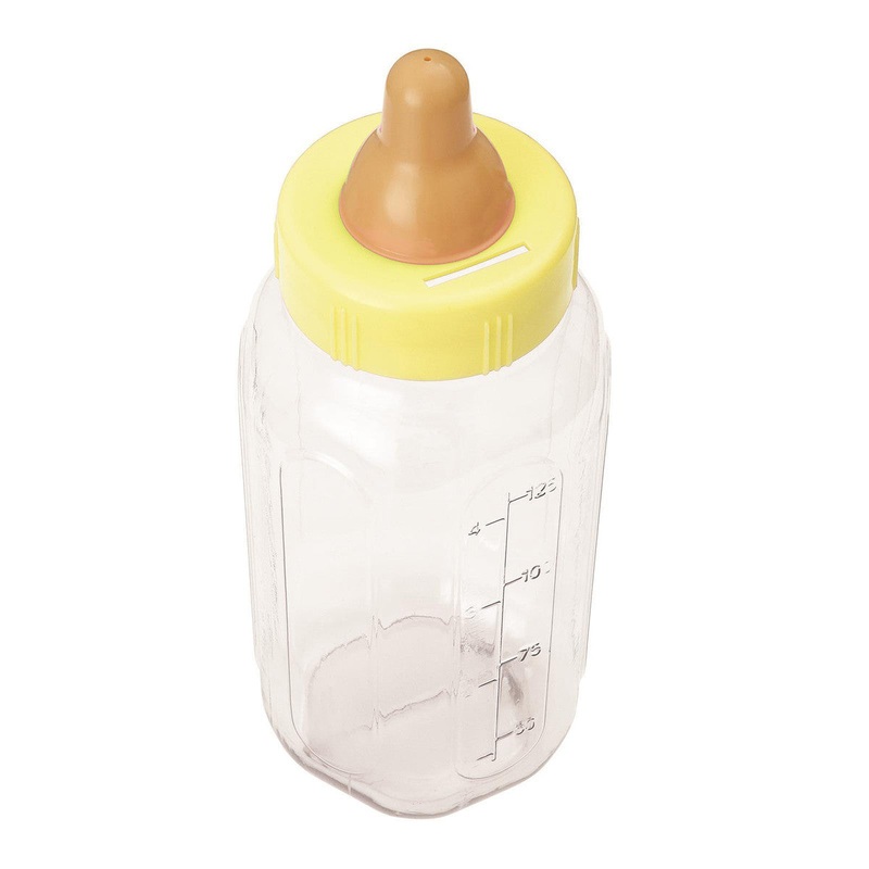 Baby Bottle Bank Yellow Party Favors