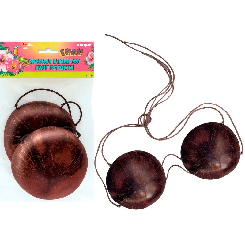Luau Coconut Bikini Top